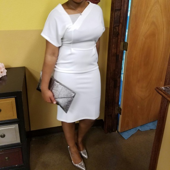 White dress from ASOS! Worn only once! - Picture 3 of 4